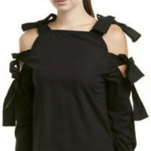 Walter-Baker-Baxter-Cold-Shoulder-Tie-Sleeve NWT